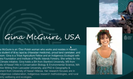 Native Climate reporter represents U.S. at Indigenous Research Network Workshop