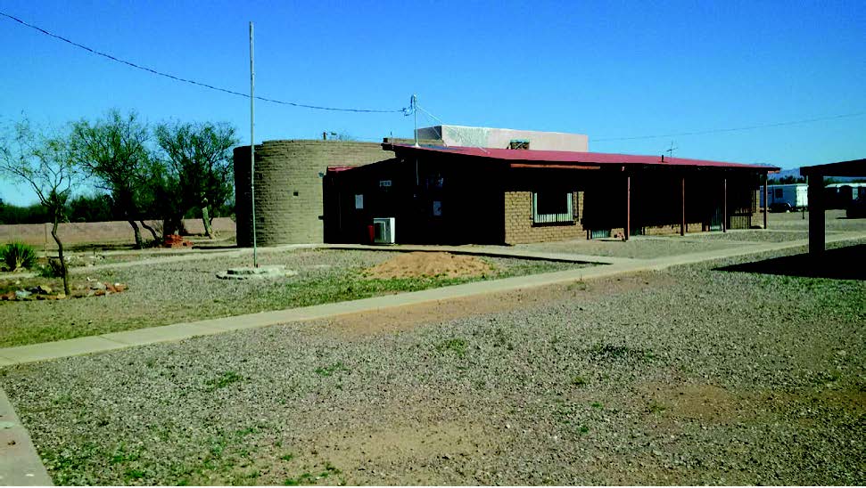 Baboquivari The Baboquivari District Office Complex uses adobe construction and passive solar strategies to reduce heating and cooling energy use.
