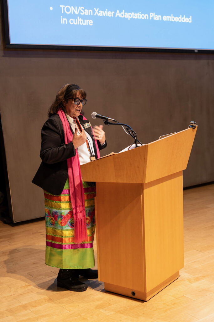 Native Resilience Reporter Mary C. Wilson presents at the 2026 NV STEAM conference.