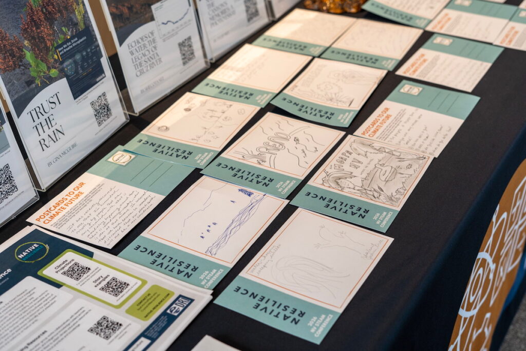 postcards from an activity, "Postcards to Our Climate Future"