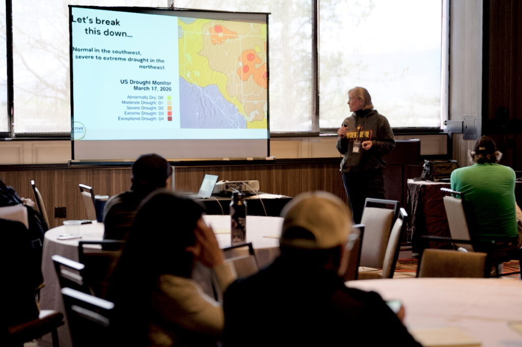 Caiti Steele introduces the workshop.